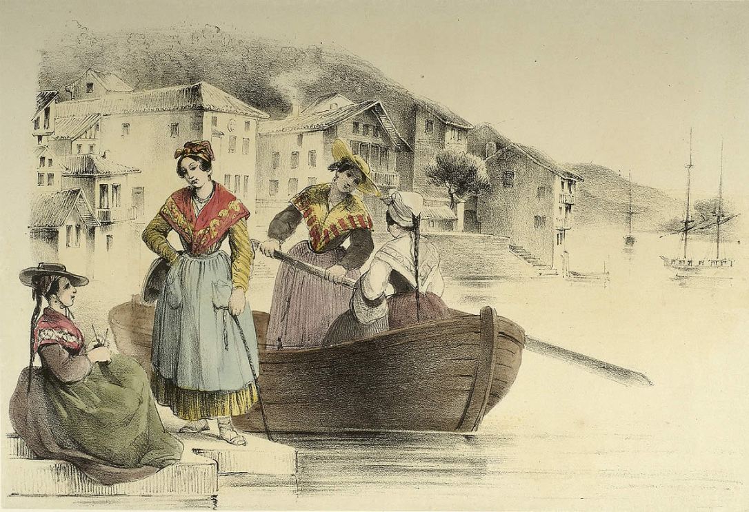 Grabado de B. Hennebutte Feillet, hacia 1850