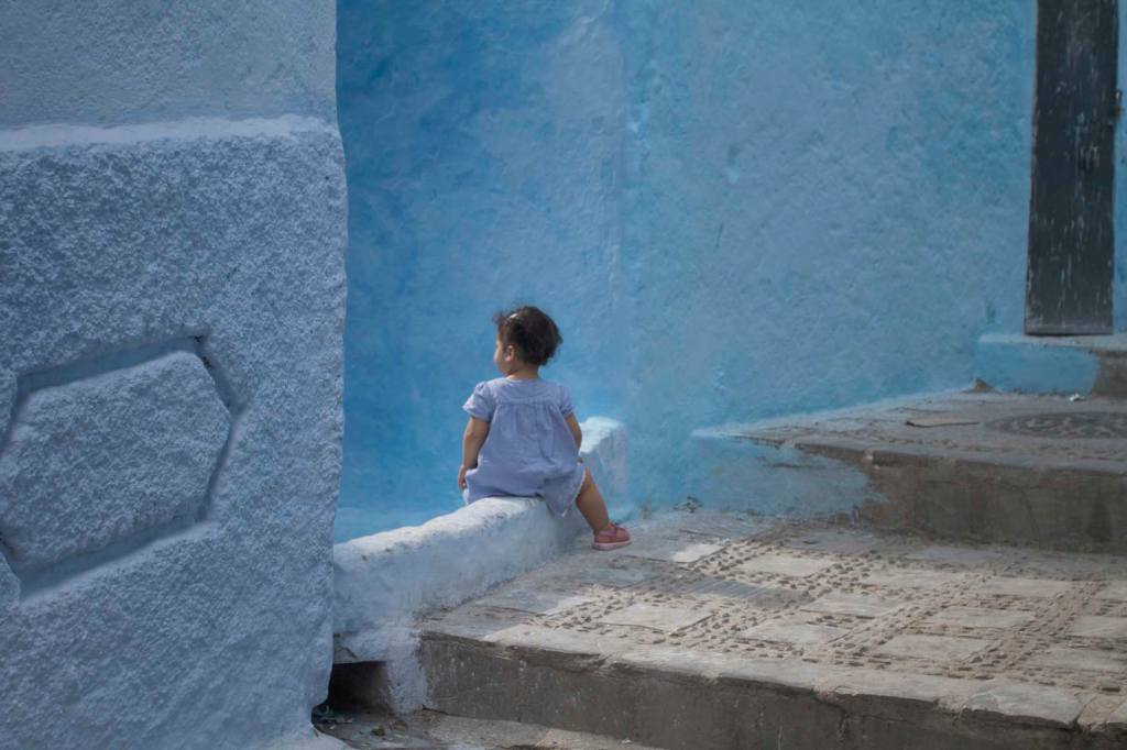 NIÑA AZUL